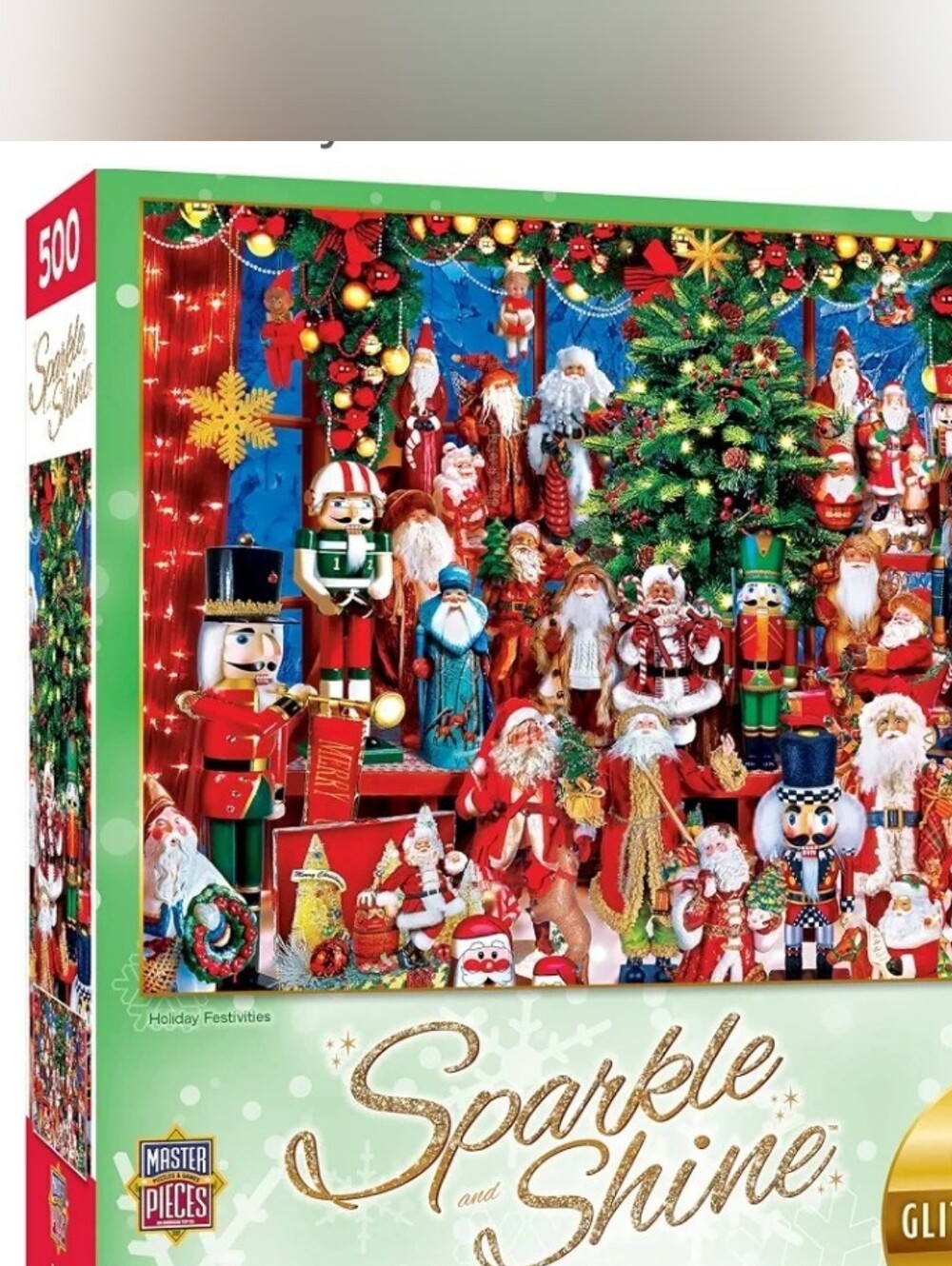 Master Pieces Sparkle Shine Holiday Festivities Puzzle